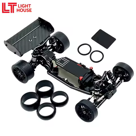 LIGHT HOUSE Aluminum RC Car Frame Metal Upgrade and Modification for WLtoys 244016 LOSI Micro-B 1/24
