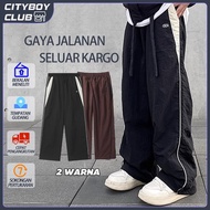 Ready Stock Baggy Tracksuit Parachute Pants Streetwear Seluar Baggy Lelaki Oversized Sweatpants Hiph