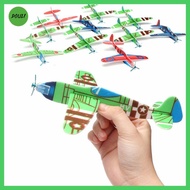 DOULI 10Pcs DIY ฟิลเลอร์กระเป๋าปาร์ตี้ มือโยน เครื่องบินโฟม เครื่องร่อนบิน ของเล่นเครื่องบิน โมเดลเครื่องบิน