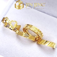 JIN JING SUBANG BULAT FESYEN EMAS 916 TULEN 2.37G/2.40G/2.47G/2.51G/2.87G