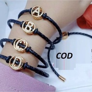 Latest Model Initial Letter Drawstring Bracelet Letter Bracelet/ Initial Bracelet/ Drawstring Bracel