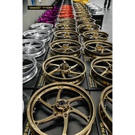 HYPERTECH X6 FORGED RIM XADV750 3.5X17 & 4.5X17 3.5X17 & 5.5X17 10K TONS FORGED PROCESS