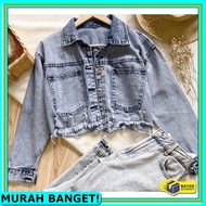 Oversized Jumbo Denim Jacket for Girls Korean Jeans Jeans C NH168 Merche Fringe Jacket Jeans