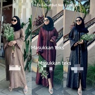 [ABAYA ORI] New Gamis Abaya Turkey Dubai arab Terbaru 977 bahan jaguard premium kombinasi renda warn