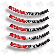 Decal Rim DT Swiss XR361 EX471 FR570 XM551 EX551 MTB Bicycle Rim Sticker