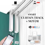 Aqara Tuya Customised Automated Electric Motorised Smart Curtain Track +Motor work with Google Home smartlife Made In SG
