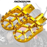 ANGINGBAOMN Dirt Bike Foot Pegs, Rest Pedal CNC|Footpegs Rest,  Durable Pedal CNC for MX 650 500 MX6