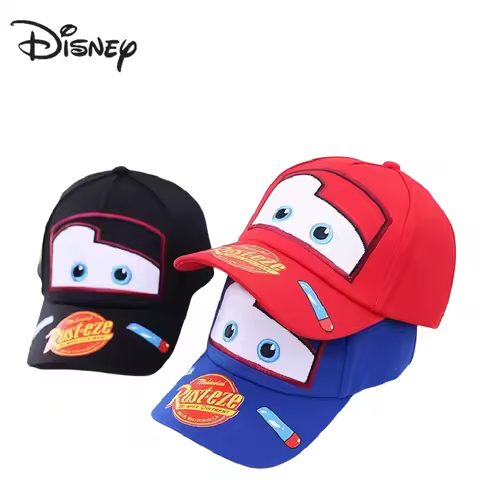 Lightning McQueen spring, autumn and summer children's hat cartoon Cars peaked hat sun protection ca