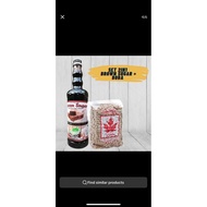 Set air boba (brown sugar + black pearl boba)