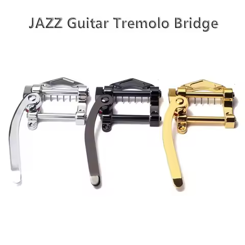 Jazz Electric Guitar Tremolo Bar Bridge Unit Vibrato Bridge Zinc Alloy for Tele SG LP ETC ES335 Guit