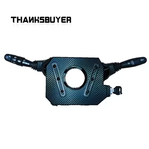 Racing Simulator Turn Signal & Wiper Switch, Optional Ignition Key Starter Steering Wheel Accessory 
