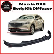 Mazda CX8 CX-8 Bodykit Body Kit Front Rear Skirt Lip Diffuser (Black / Carbon)