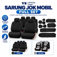 Full Set Universal Polyester Premium LCGC SUV MPV Sedan Car Seat Cover - AUTOYOUTH R10