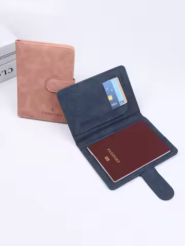 Simple Appearance + Multi-Card Slot Design, Can Hold Passports, Airline Tickets, and Cards, Availabl