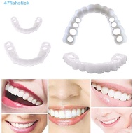 FISHSTICK Teeth Accessories Cover Cosmetic Teeth Teeth Beauty Snap On Smiling Teeth Whitening False 
