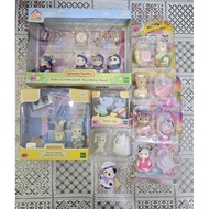 Sylvanian families persian cat ghost cat sleepover party marching band elephant twins chef bakery tu