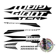 Giant TCR Advanced Bike Frame Decals