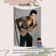 Dylan Wang Blanket - Chinese drama blanket - handsome Chinese actor blanket - dracin - custom dracin