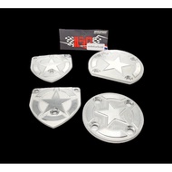 COVER ENJIN / BLOCK KAWASAKI KR KRZ RR ALLOY CNC CUSTOM COVER BLOK ENJIN