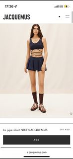 Nike Jacquemus 網球裙 Size M