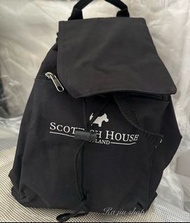免運！SCOTTISH HOUSE 後背包 束口 水桶包 扣帶式 小後背 狗狗牌 超輕 包包