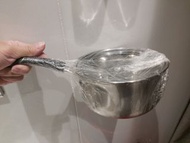9新廚房用品煮麵煲小煲奶煲連蓋，304不銹鋼可以明火電磁爐，$50一個
