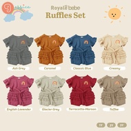 Royale Bebe Ruffle Set (Kids Suit)