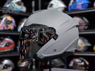 Original Nenki E1 Matte Cement Grey Open Face Helmet