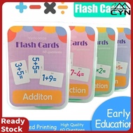 Flash Card Math, Subtraction, Multiplication, Division, Educational Math Game, Children's Arithmetic