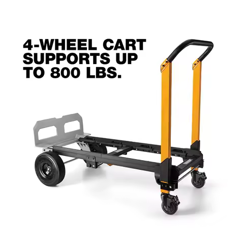 2-in-1 Stackable Hand Truck | Heavy-Duty Multi-Purpose Hand Truck | TB-B1-T-20 Hand Truck 2-Wheel/4-