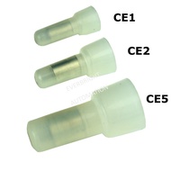 [100 PCS] CE1 / CE2 / CE5 Insulated Crimp Closed End Connectors