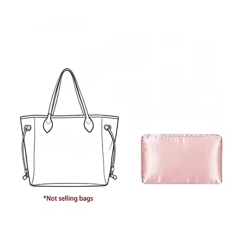 Pure Handmade Silks Bag Pillow Fabric Support Lining For LV Neverfull Handbag Anti Deformation Colla