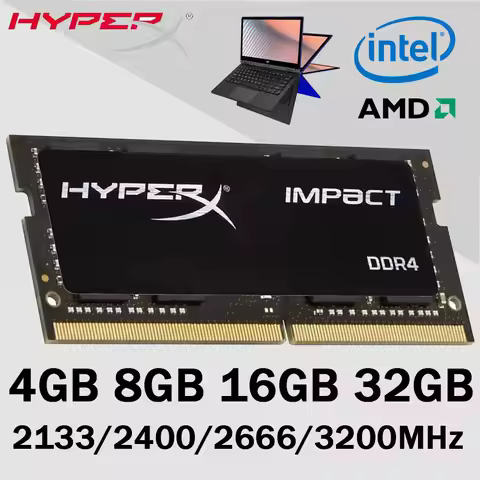 HyperX Memoria DDR4 Laptop RAM 16GB 4GB 32GB 8GB 3200MHz 2400MHz 2133 2666MHz SODIMM Memory 260Pin P