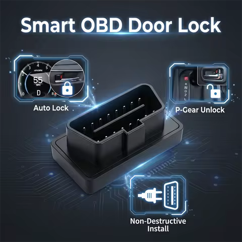 OBD Plug & Play Speed Lock 4 Door Auto Lock Unlock Device for Toyota Previa Estima ACR50 2006-2021