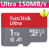 SanDisk 1TB 1T microSDXC Ultra【150MB/s】micro SD U1 C10 手機記憶卡