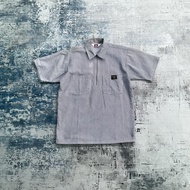 BEN DAVIS HALFZIPPER WORKSHIRT X LA MONSTER