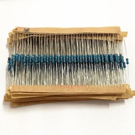 600 PCS /Set 1/4W Resistance 1% 30 Kinds Each Value Metal Film Resistor Assortment Kit resistors 100