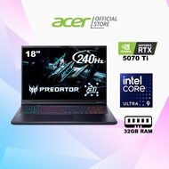 [$200 OFF] [RTX5070TI & intel Core Ultra 9] Predator Helios Neo 18 PHN18-72-91LZ 18" WQXGA 240HZ Dis