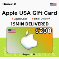 Apple 200 USD iTunes Gift Card⚡iTunes card USA Apple Code US iTunes Card⚡UranusX_MY [24/7 Email&Chat
