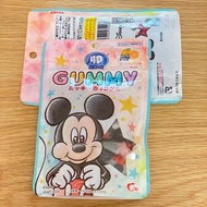 現貨 Disney 4D gummy 軟糖 heart Mickey Mouse 米奇 老鼠 燈味 軟糖 Bandai namco