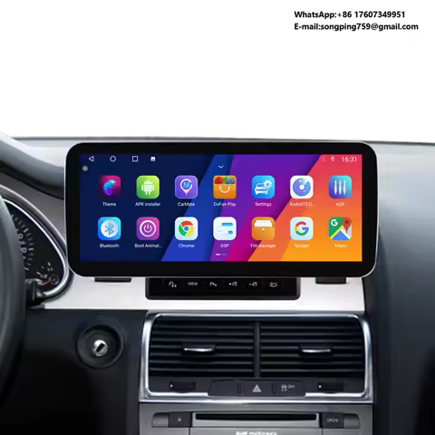 12.3'' Touch Screen Carplay Auto Audio GPS Navigation Radio Android Stereo Player for Audi Q7 2005~2