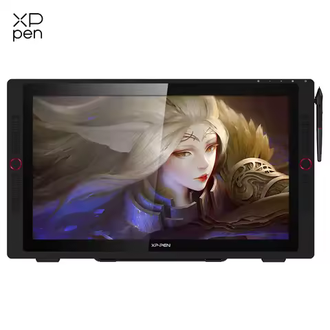 XPPen Artist 24 Pro 23.8 Inch 2K QHD Graphics Tablet Pen Display Drawing Monitor 20 Express Keys Sup