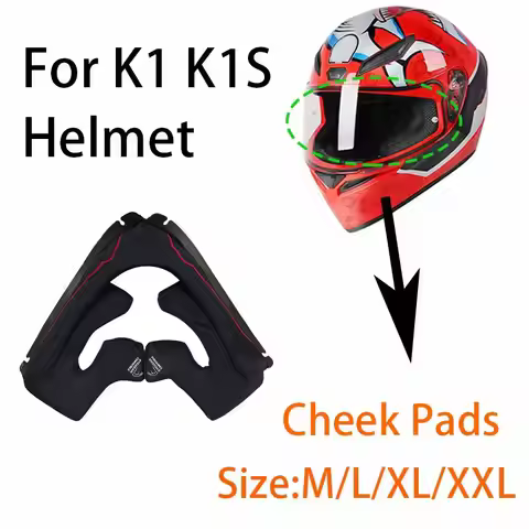 Cheek Pads for AGV K1 K1S Almohadillas Mejillas Helmet Accessories Full Face Motorcycle Replacement 