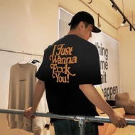 #FR2  Limited Spoof Slogan American Short-Sleeved T-Shirt