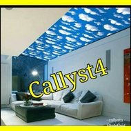 Cloud motif wall paper measuring 10 meters x 45 cm