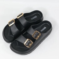 Sendal Selop Wanita Kekinian Sandal Jelly Wedges EVA Rubber Karet Premium Anti Slip Shoes