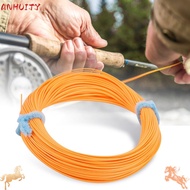 ANHUITYJ Fly Fishing Line, Nylon Multiple Colors Floating Fly Fishing Line, Durable 100FT 3wt 4wt 5w