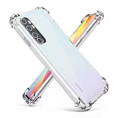 For Xiaomi Note 10 Lite Case Clear Shockproof Silicone Soft Phone Cover Case Mi Note 10 Lite Coque F