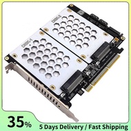 PH46-2 Dual-Disk SFF8639 U.2 NVME and  2.5-Inch Hard Drive to PCIE4.0 Split Card