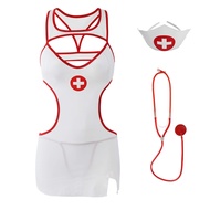 EROMATE Nurse Halloween Costumes for Women Sexy Nurse Costume Naughty Nurse Lingerie